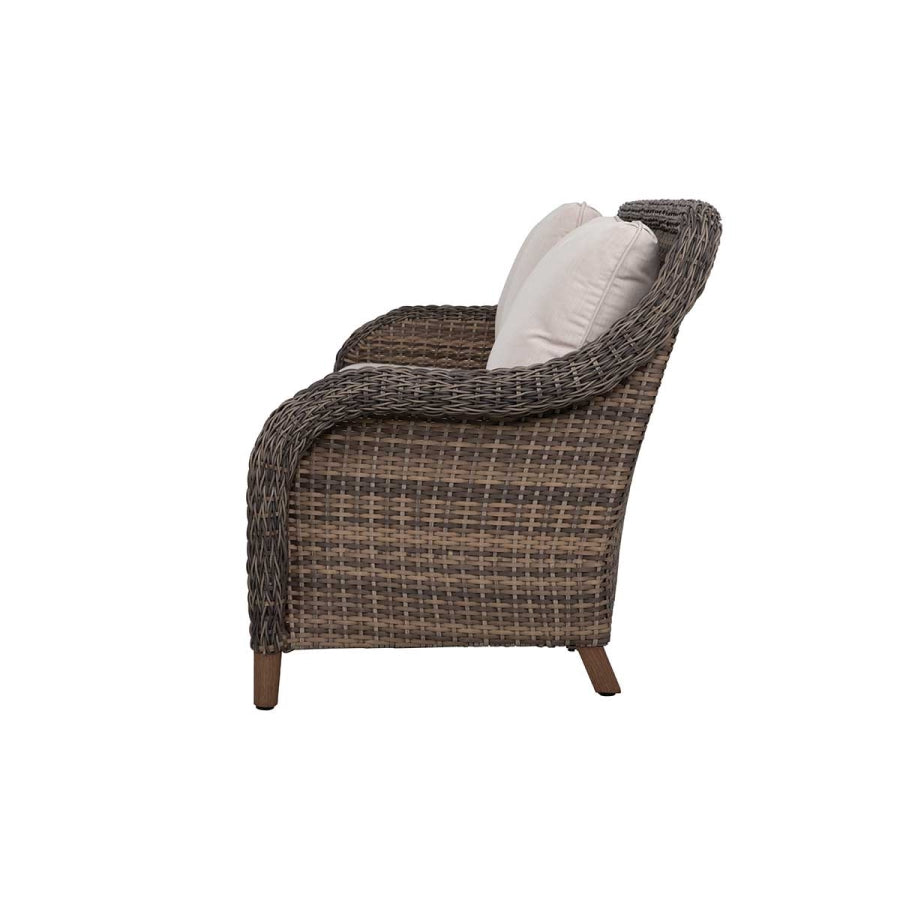 The Mitchell 4-Piece Wicker Outdoor Luxury Sofa Set with Swivel Rocking Chairs