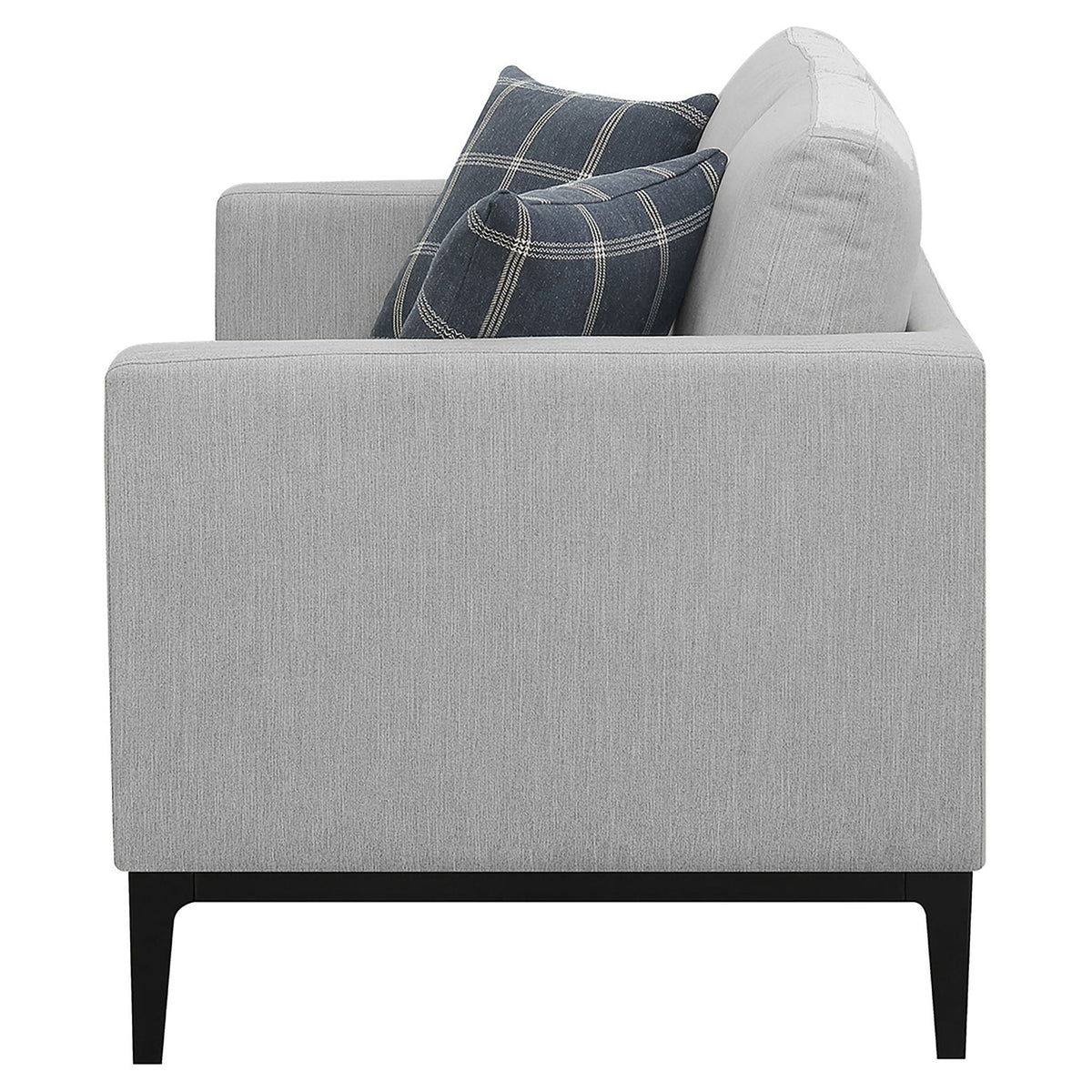 The Coastal Library Tailored Loveseat — Light Grey