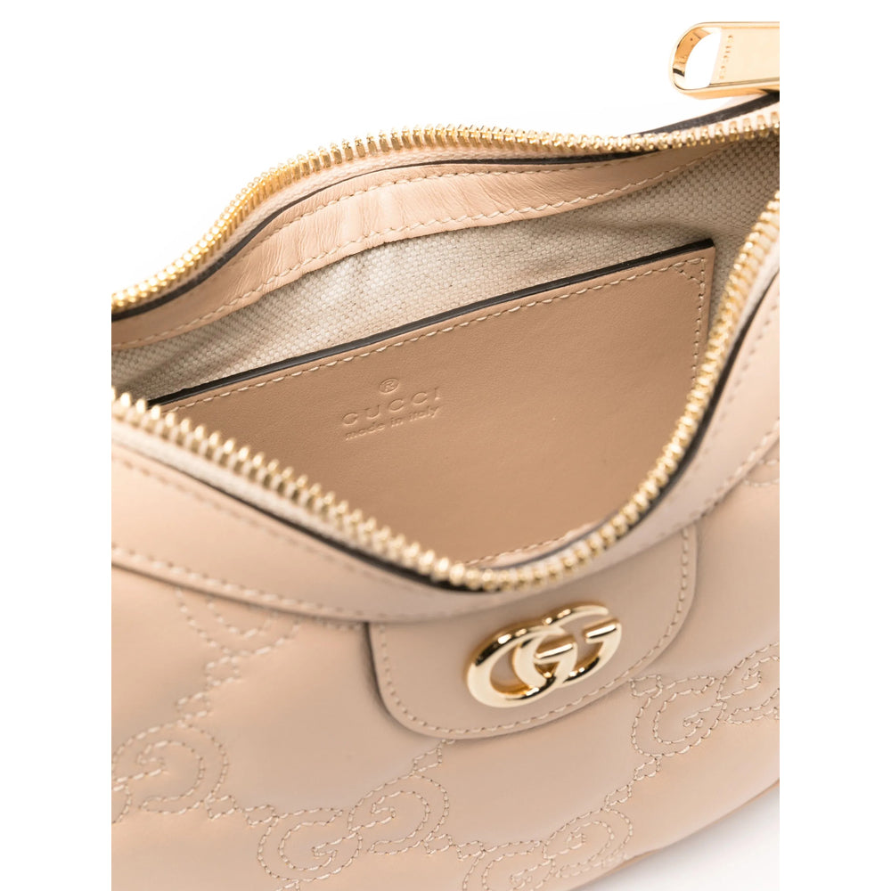 Gucci GG Supreme Chain Shoulder Bag – Beige