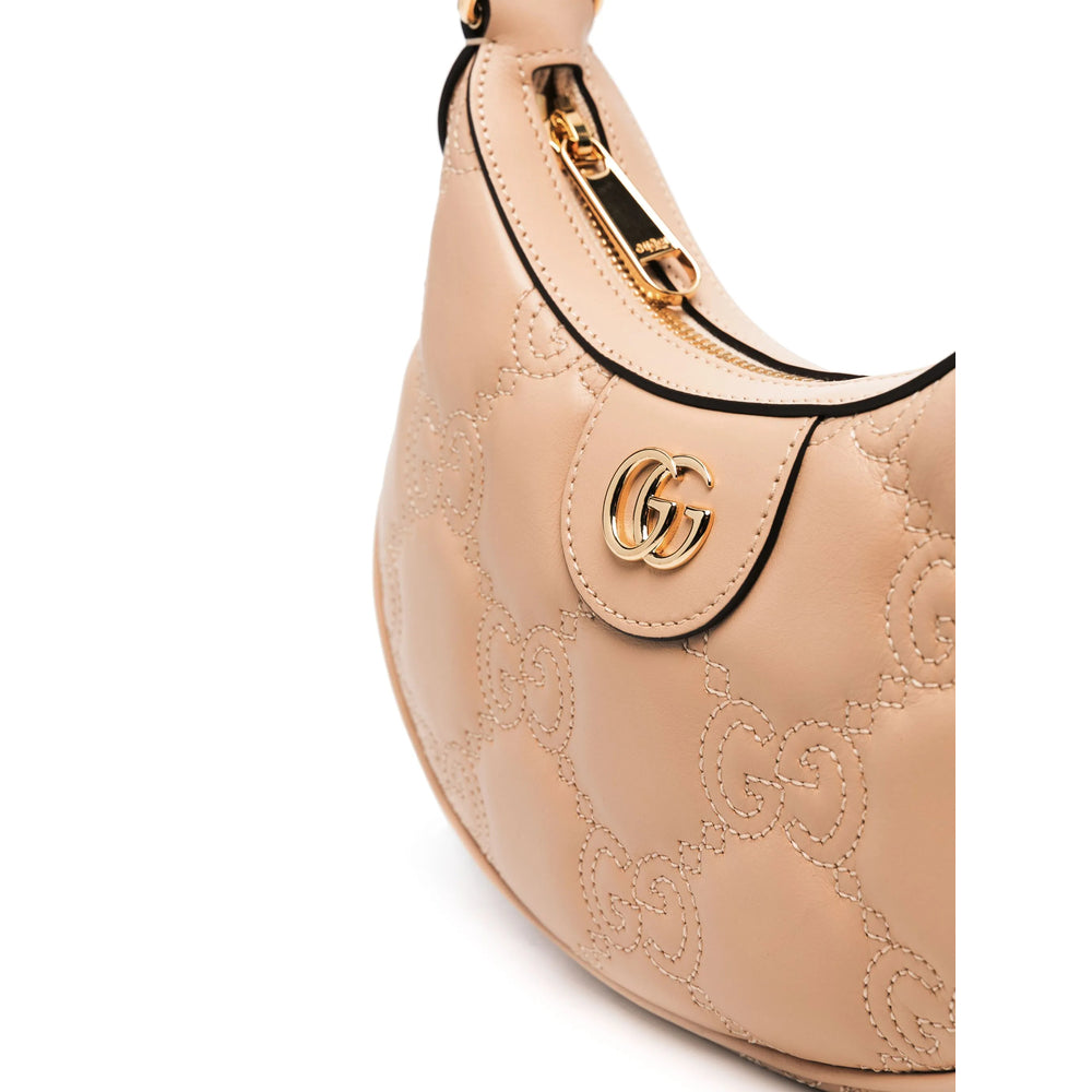 Gucci GG Supreme Chain Shoulder Bag – Beige