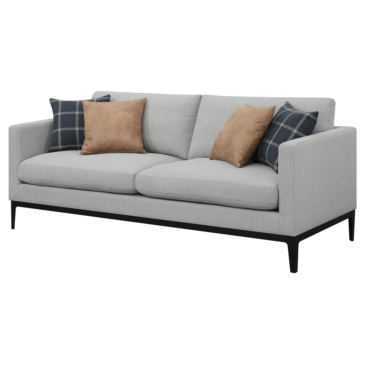 The Coastal Library Tailored Sofa — Light Grey