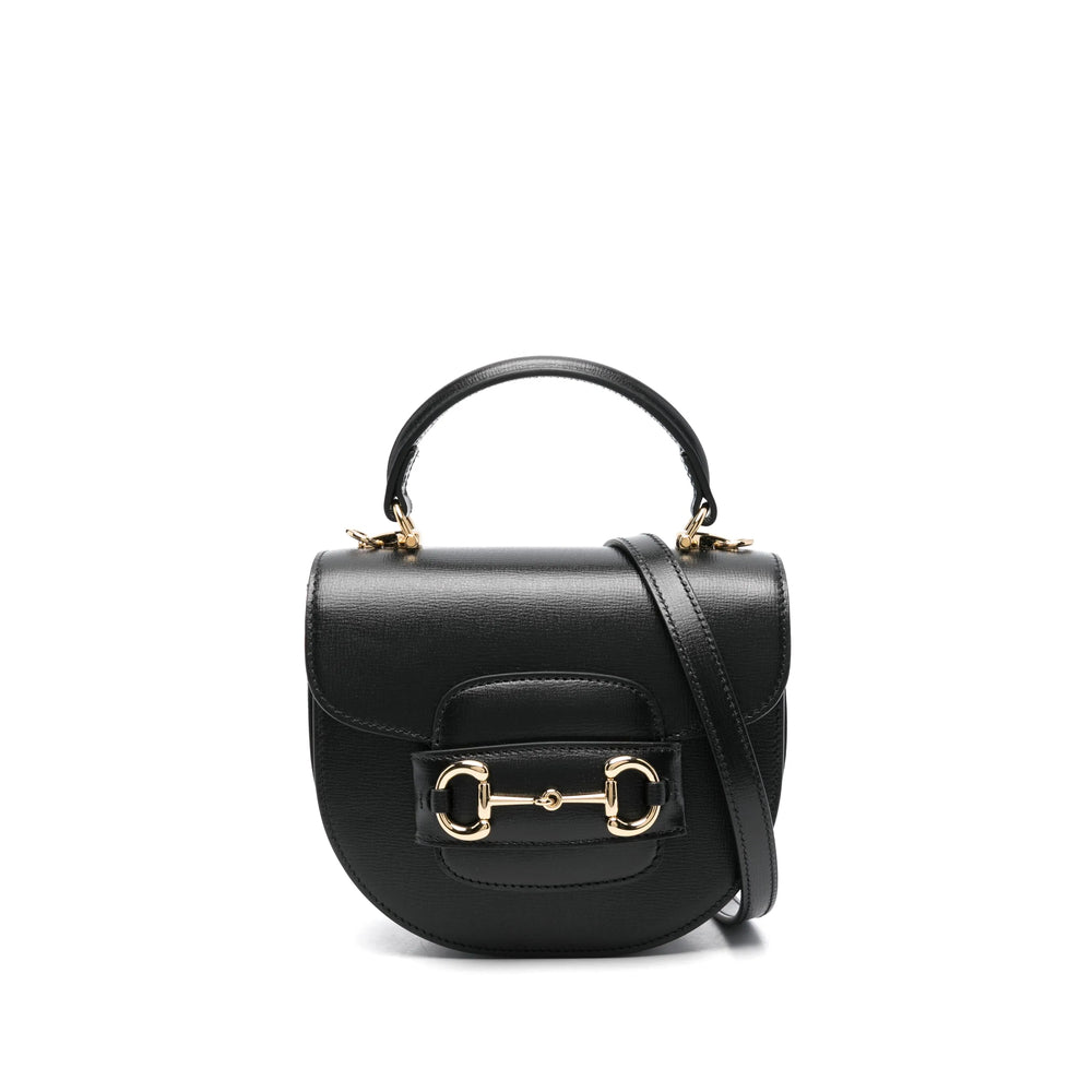 Gucci Horsebit Leather Tote Bag – Black