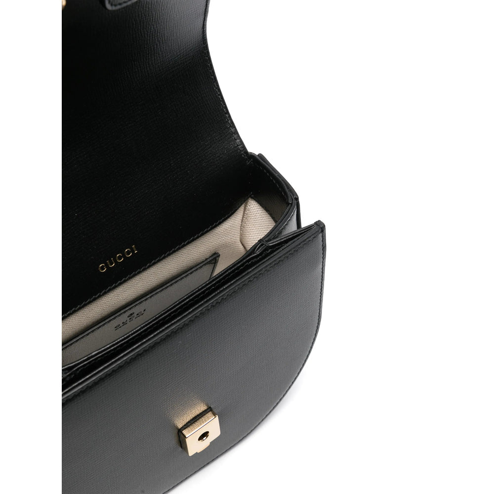 Gucci Horsebit Leather Tote Bag – Black