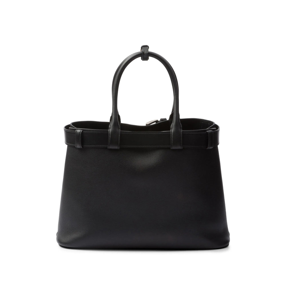 Prada Leather Tote Bag – Black