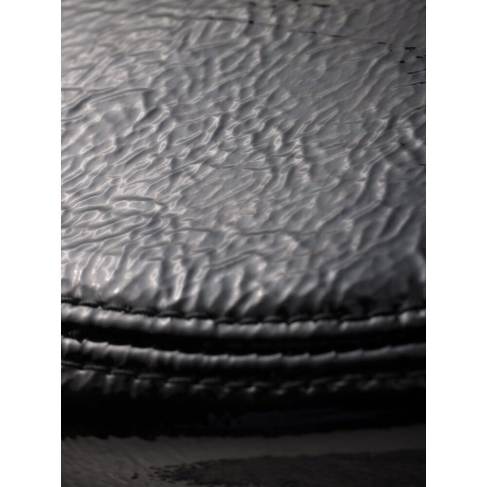 Prada Patent Leather Wide-Brim Hat – Black