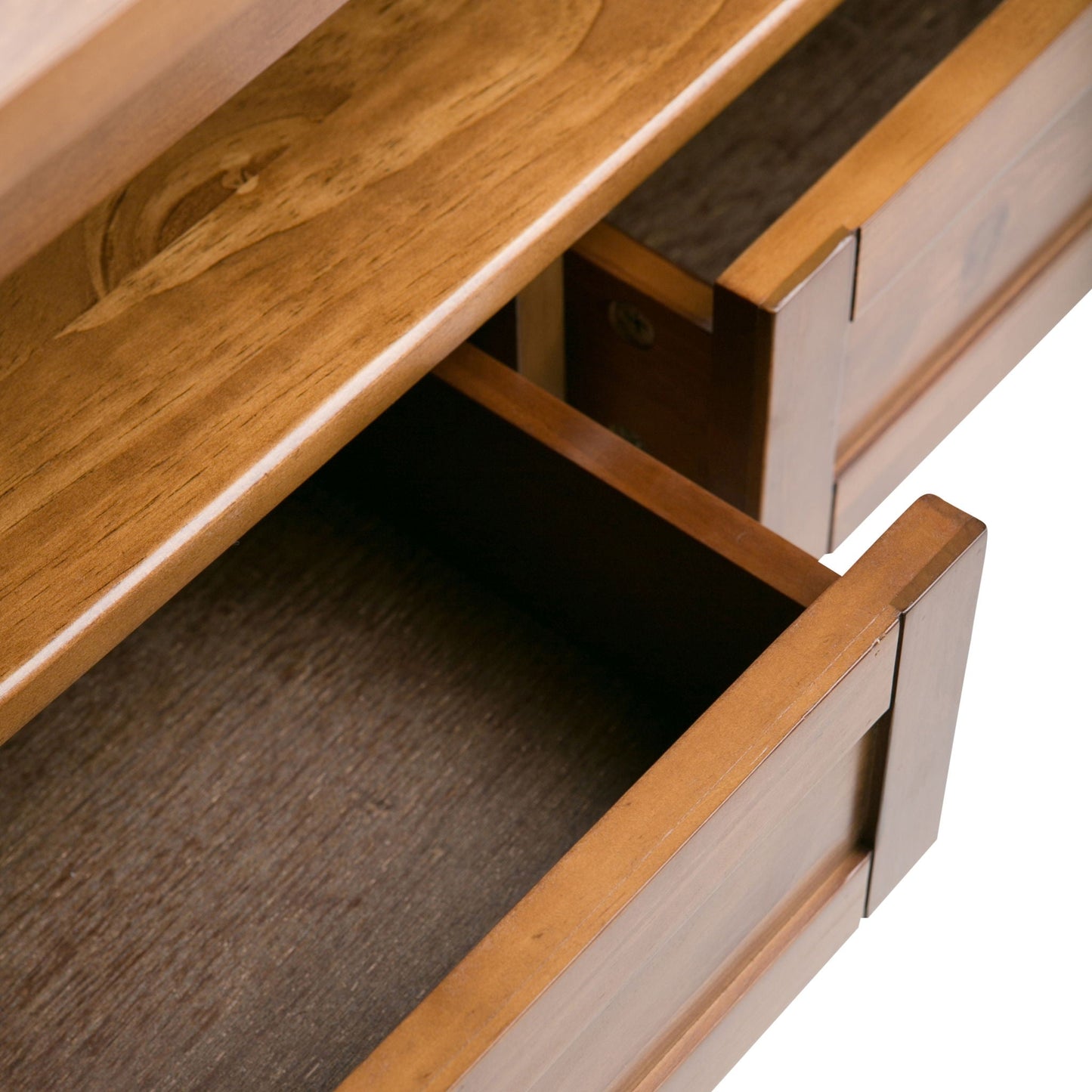 Ashcombe Shaker Coffee Table with Dual Drawers & Open Storage Shelf