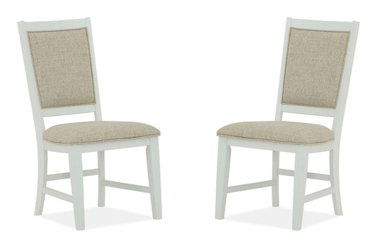 Heron Cove - Step Up Side Chair With Upholstered Seat & Back (Set of 2) - Dark Brown