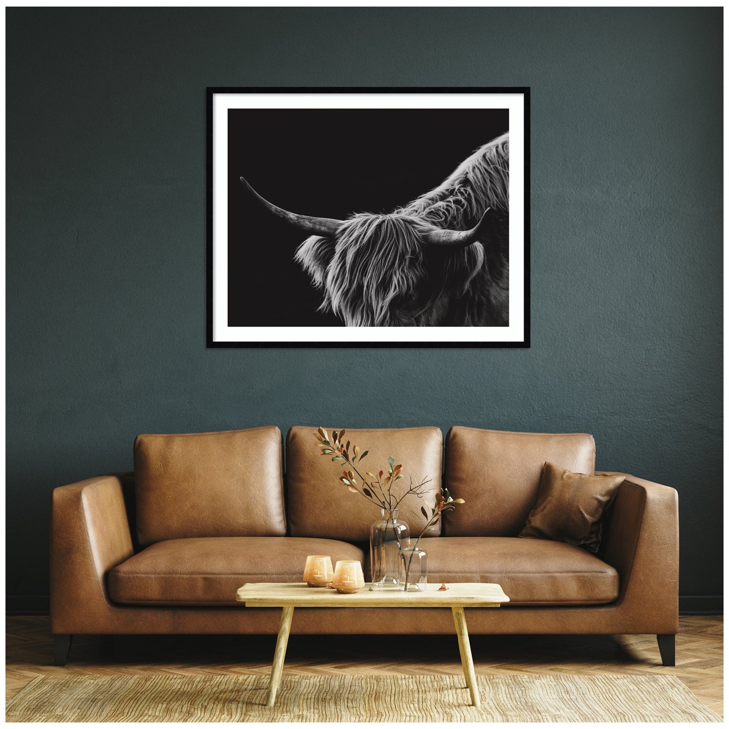 Scottish Highland No. 6 by Crystal Lynn Collins Framed Wall Art Print