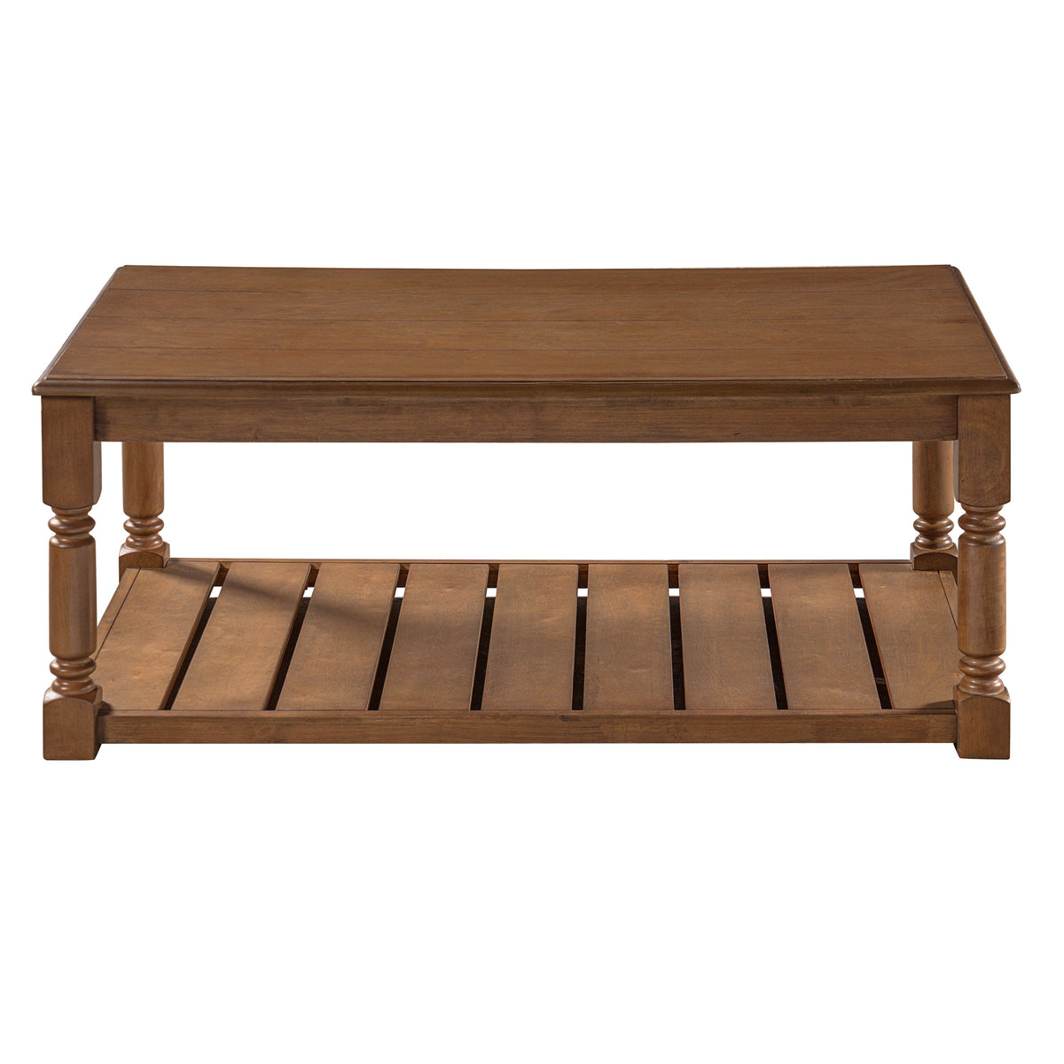 Ashford Turned-Leg Wood Coffee Table
