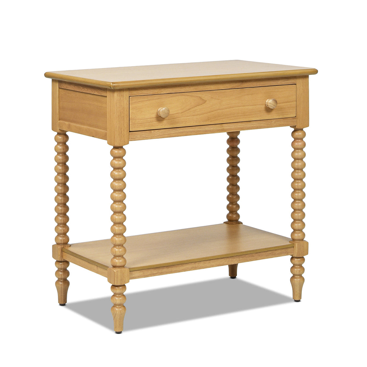 The Coastal Library Turned Wood Side Table