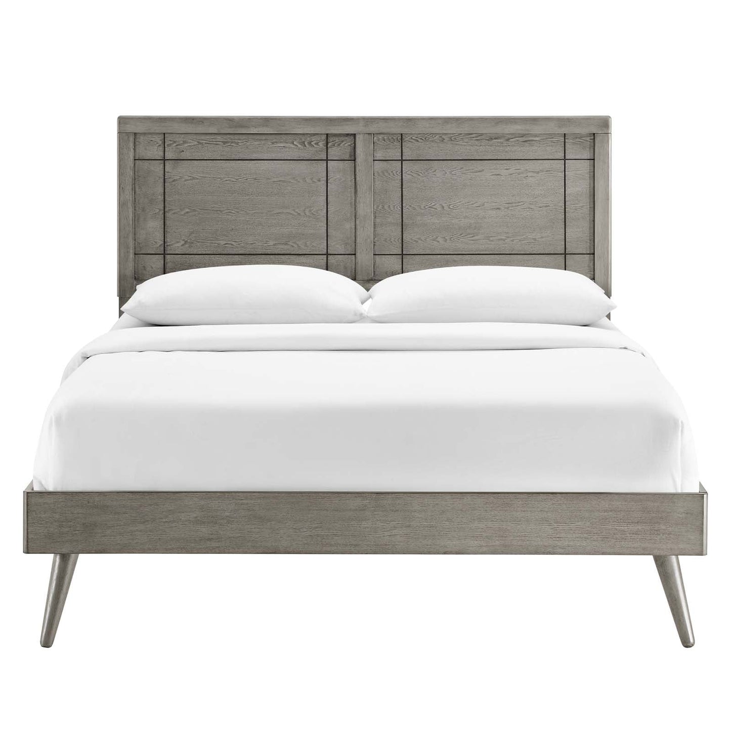 Marlee Wood Queen Platform Bed With Splayed Legs by Modway