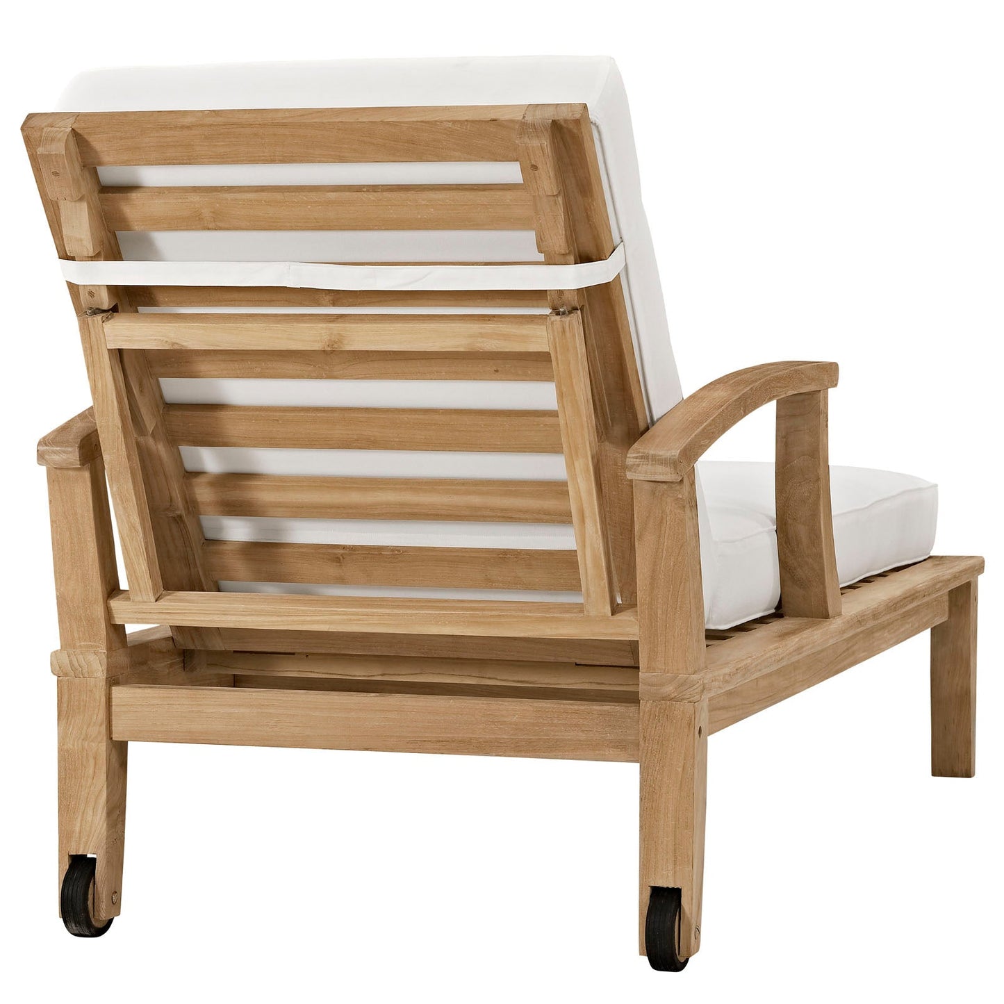 Seabrook Outdoor Teak Chaise Lounge