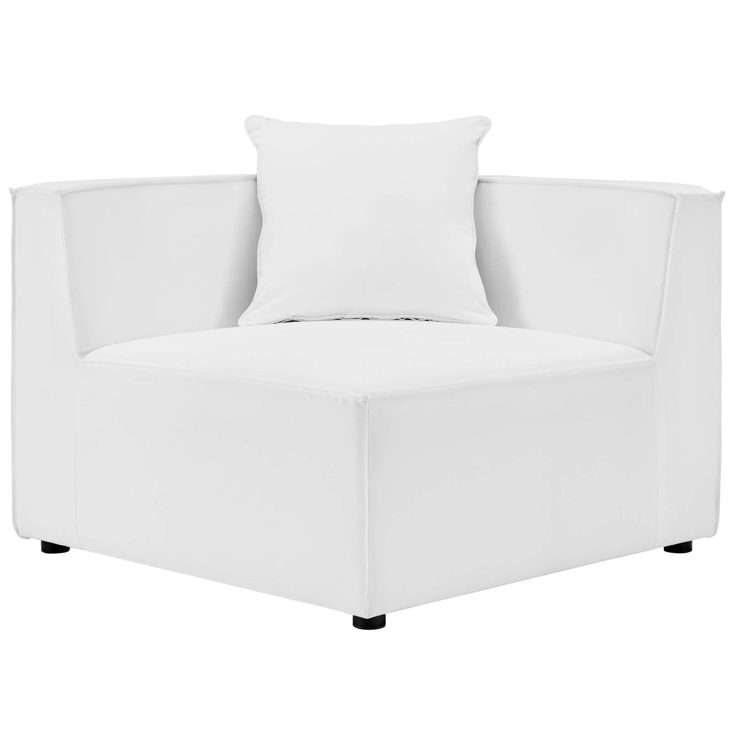 Saybrook Outdoor Patio Upholstered Sectional Sofa Corner Chair by Modway