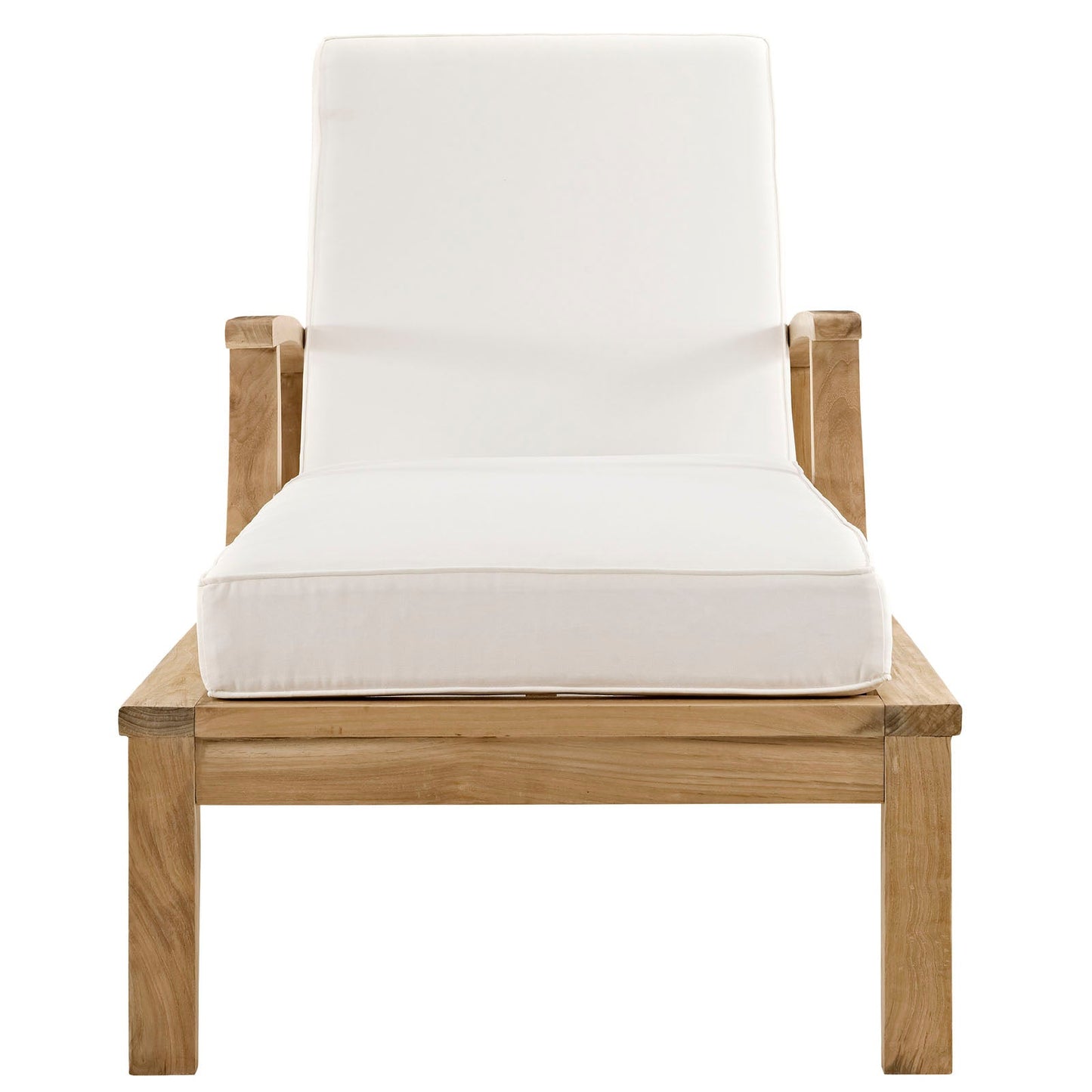 Seabrook Outdoor Teak Chaise Lounge