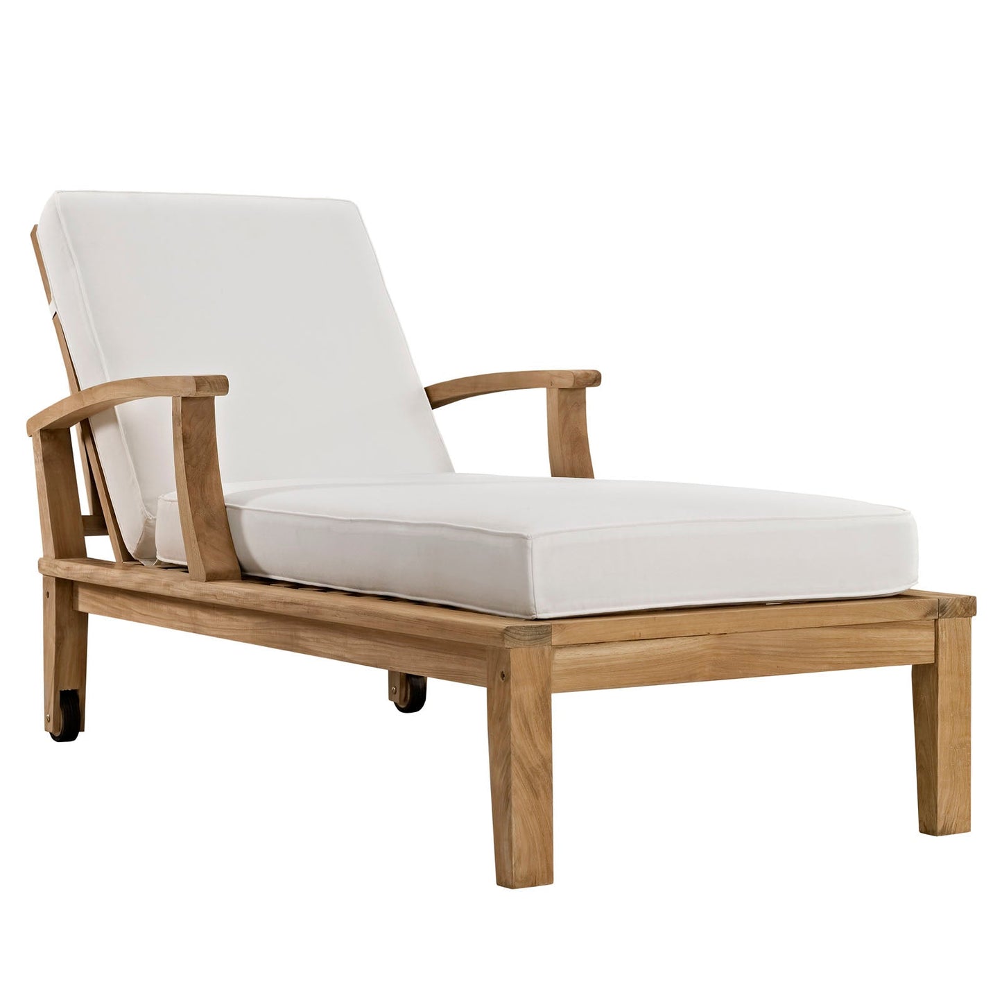 Seabrook Outdoor Teak Chaise Lounge