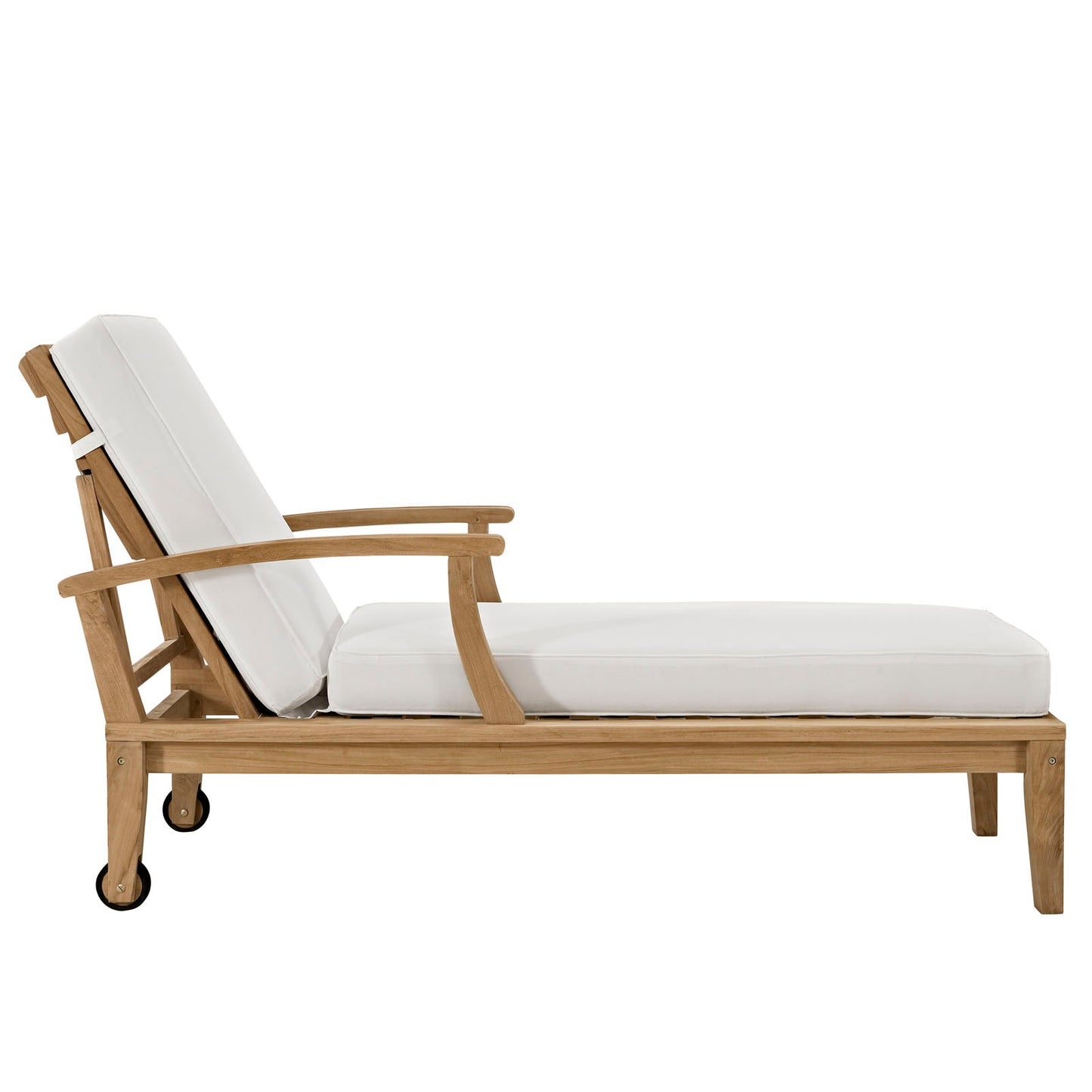 Seabrook Outdoor Teak Chaise Lounge