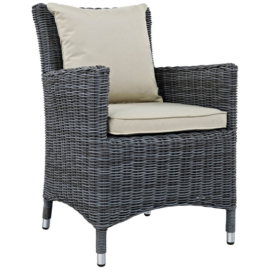 Summon 4 Piece Outdoor Patio Sunbrella¨ Dining Set by Modway