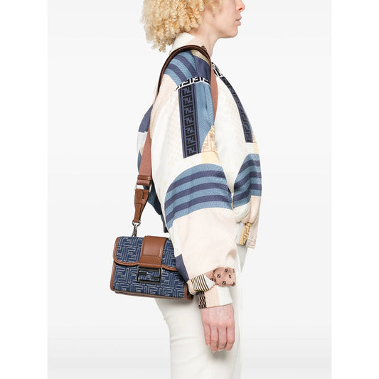 Fendi Blue Messenger Bags Men