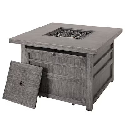The Darcy Aluminum Outdoor Luxury Firepit Table