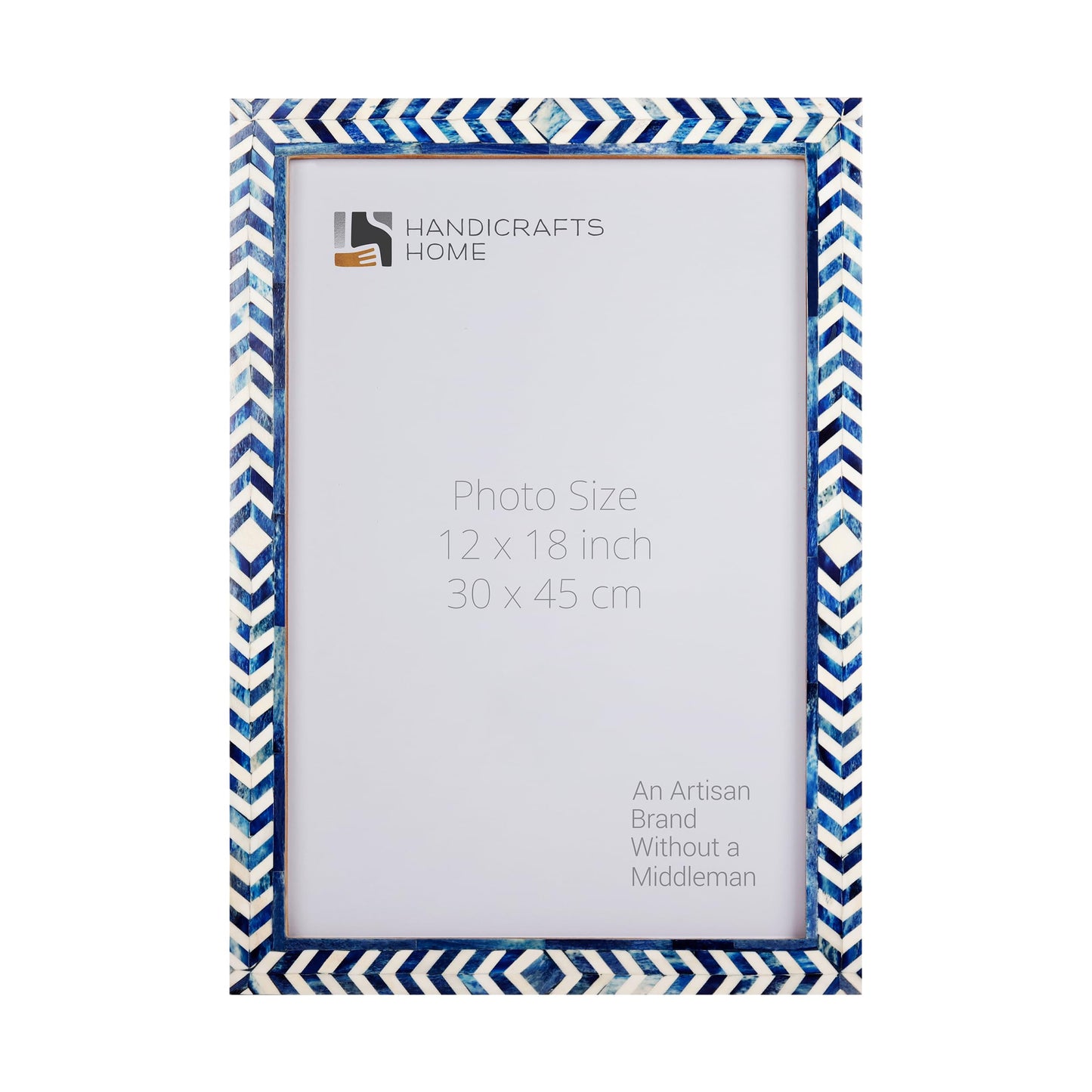 Poster Frames Taj Pattern Bone, Resin Inlay, Blue, 5 Sizes