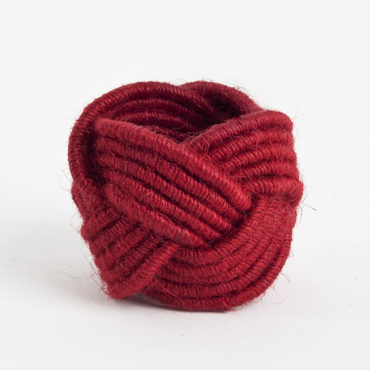The Harbor Braided Jute Napkin Rings — Set of 4