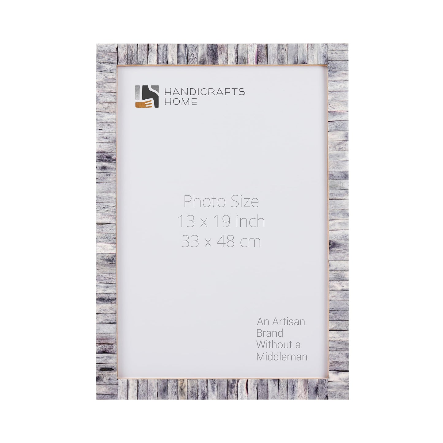 Poster Frames Classic Collection Bone Inlay, Grey, 6 Sizes