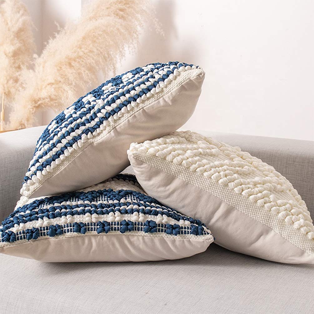 The Harbor Geo Woven Pillow — 18"