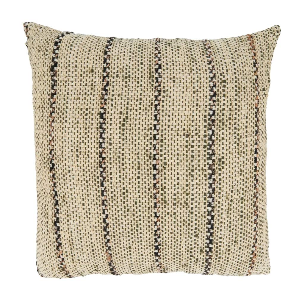 The Bridle Stripe Woven Cotton Pillow