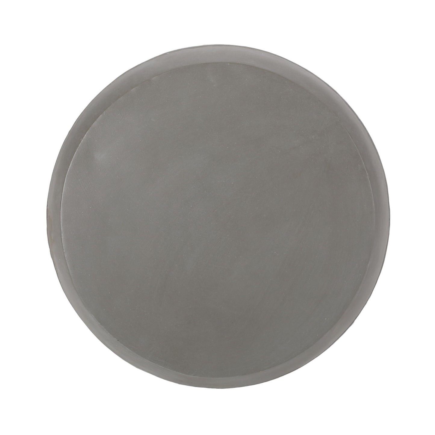 Outdoor Side Table With Cylindrical Shape - White