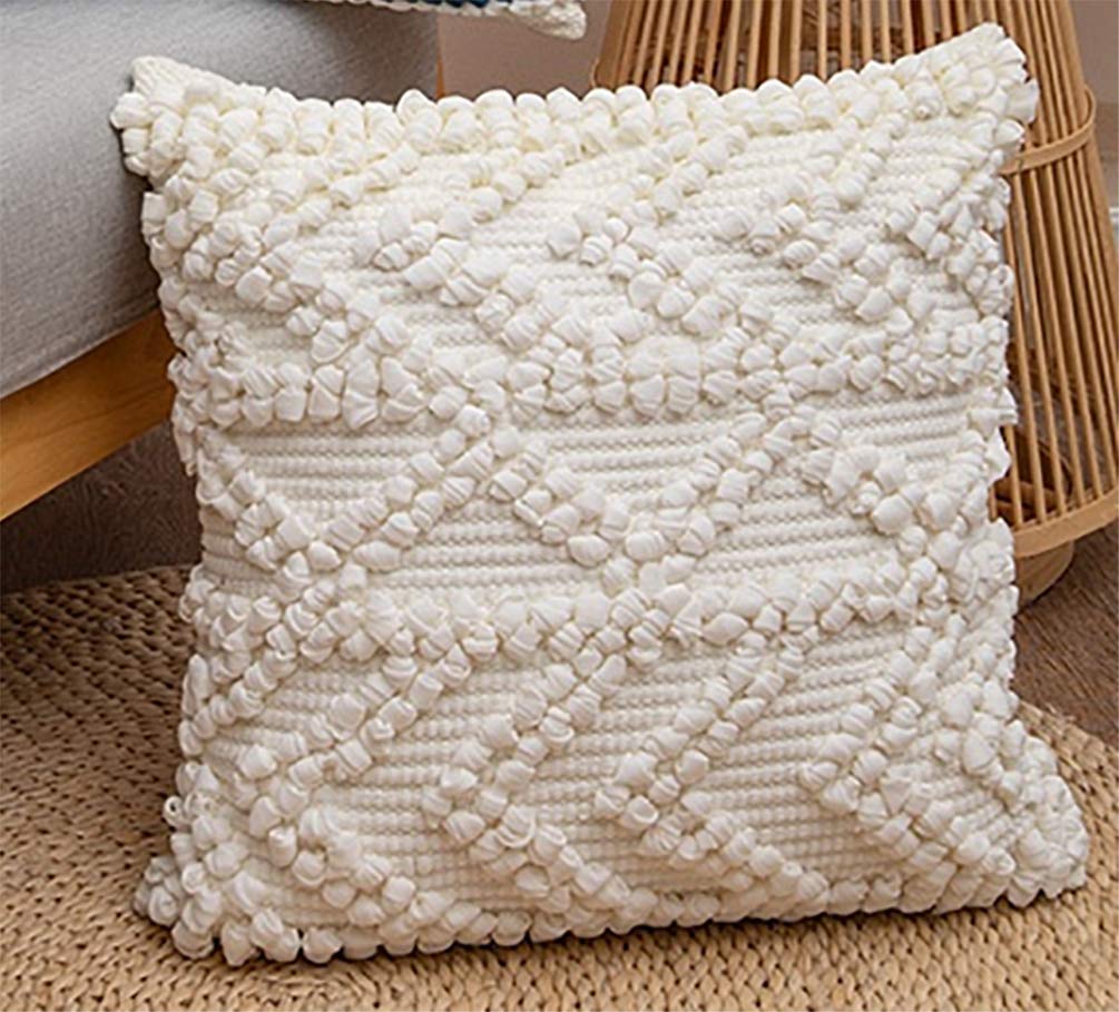 The Harbor Geo Woven Pillow — 18"