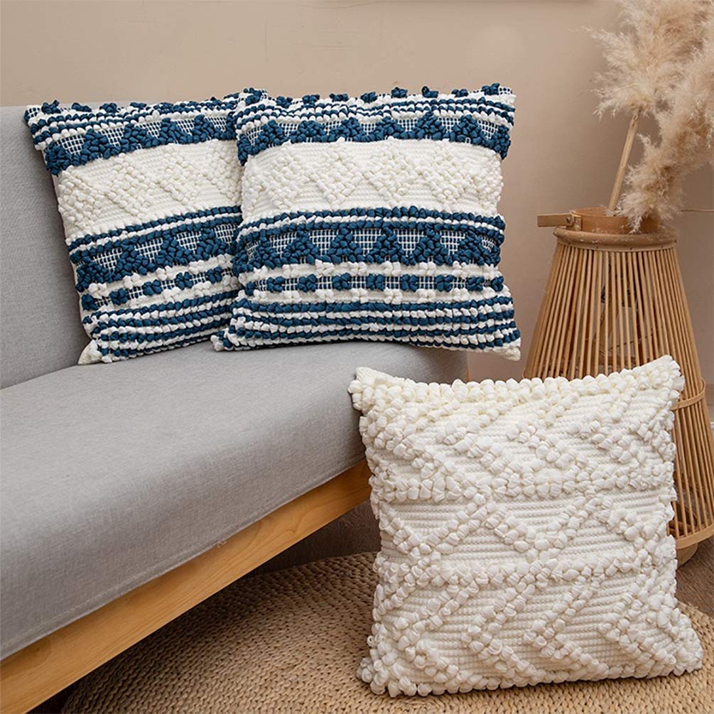 The Harbor Geo Woven Pillow — 18"