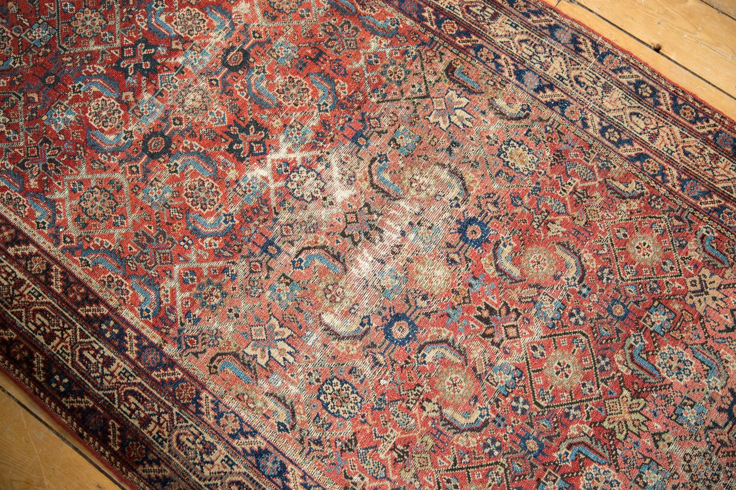 3.5x15 Antique Malayer Rug Runner