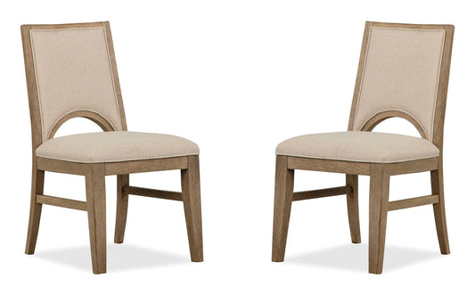 Tristan - Upholstered Side Chair (Set of 2) - Swiss Coffee