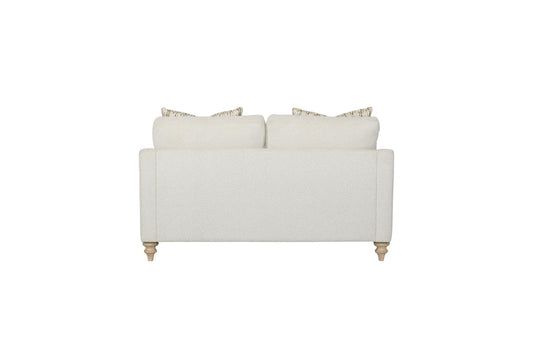 Loveseat Reversable Cushion With 2 Pillows - Off White