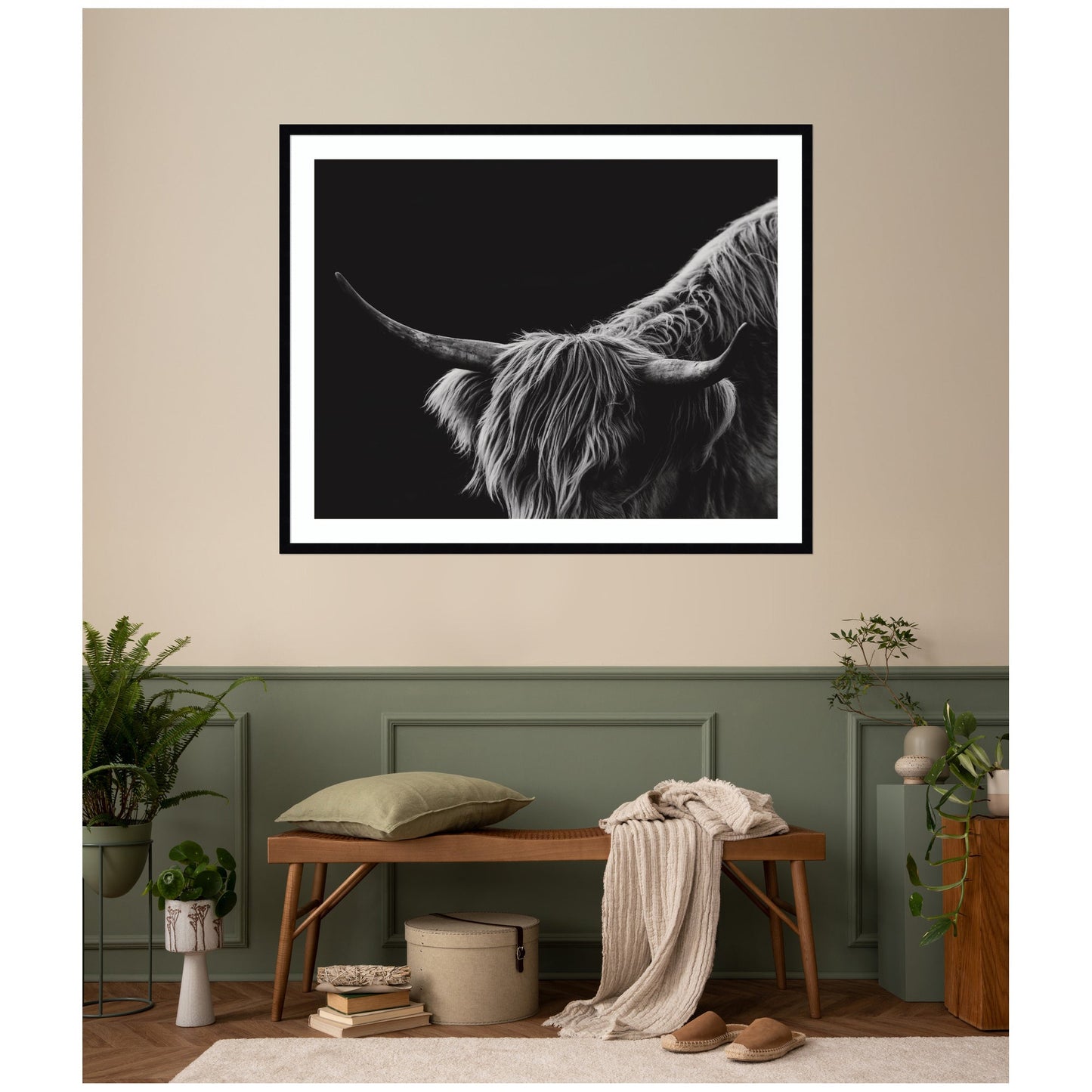Scottish Highland No. 6 by Crystal Lynn Collins Framed Wall Art Print