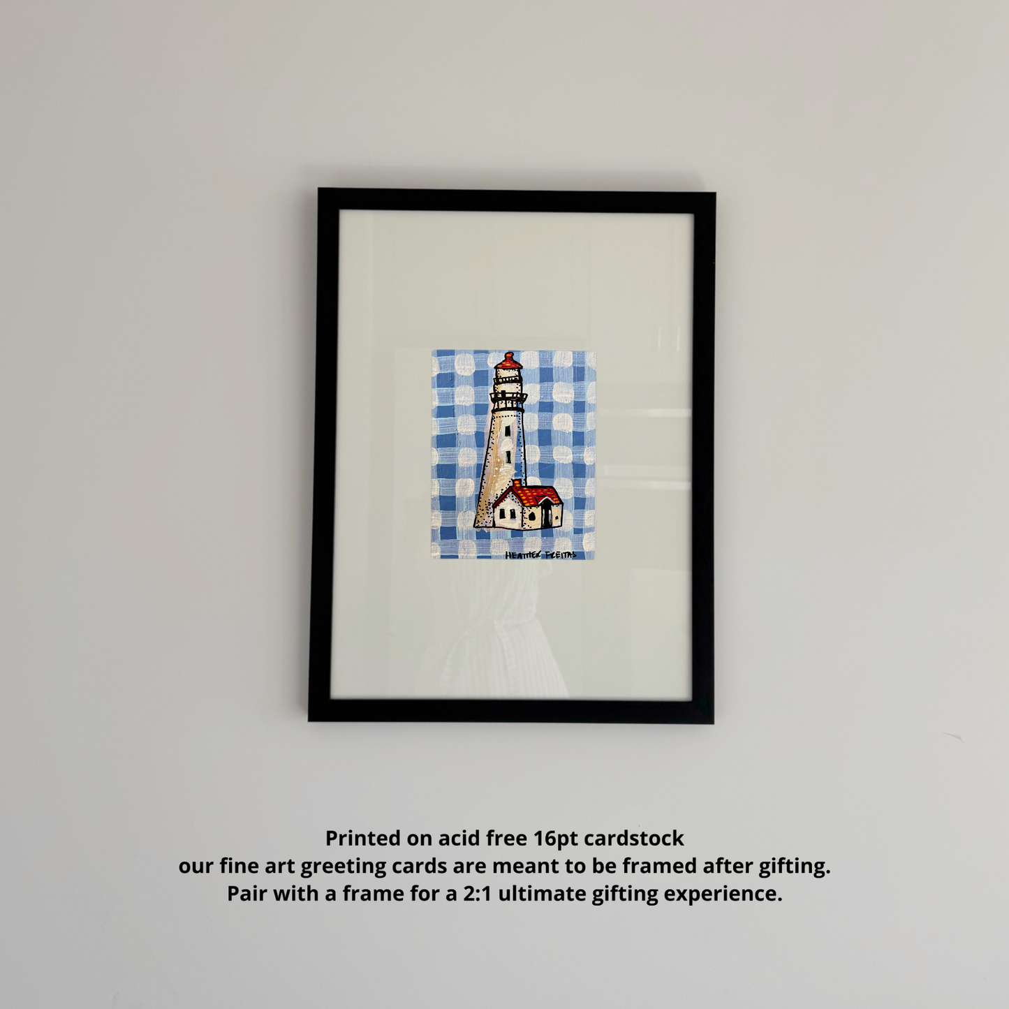 Lighthouse Fine Art Greeting Card