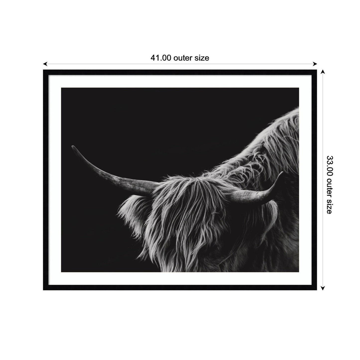 Scottish Highland No. 6 by Crystal Lynn Collins Framed Wall Art Print