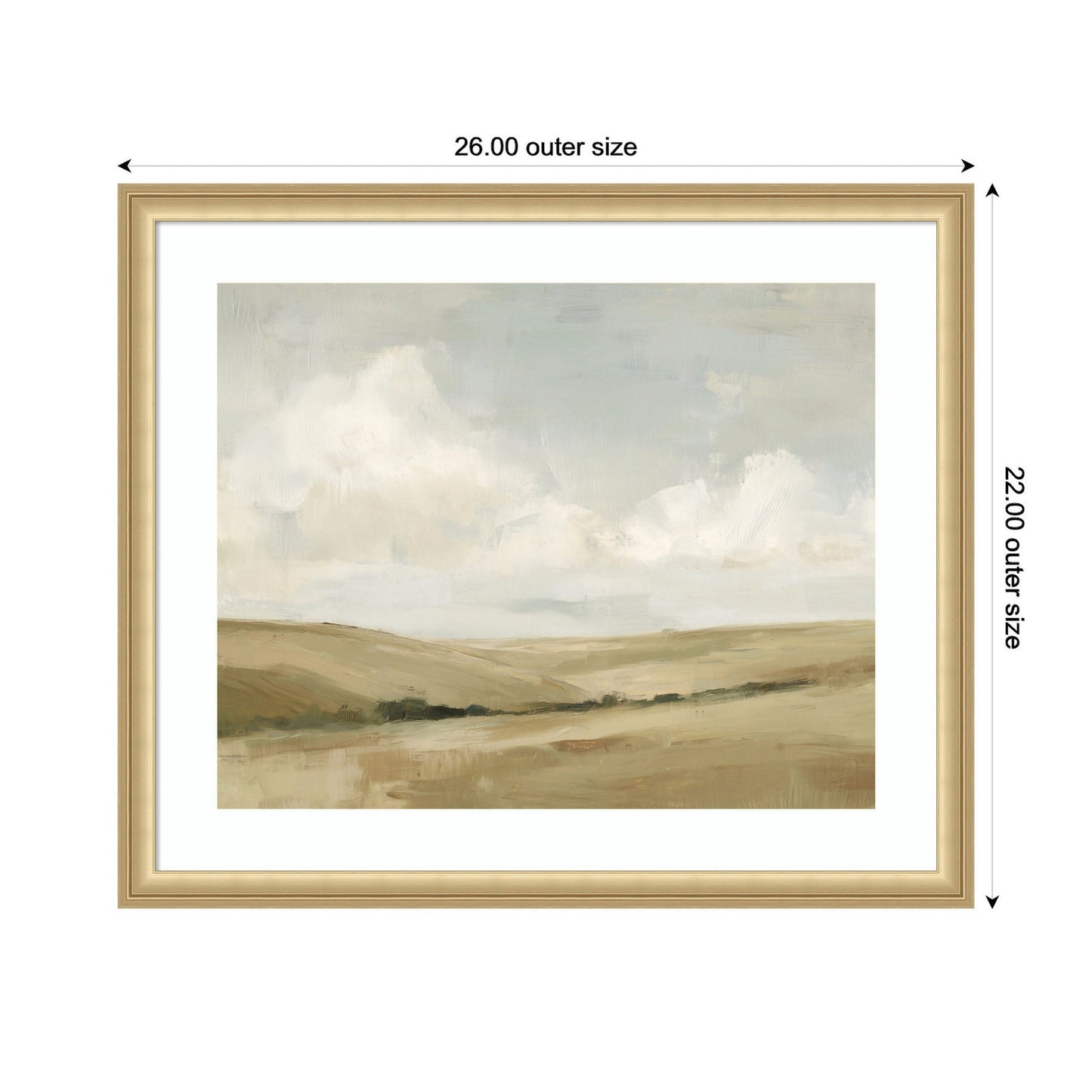 Whispering Meadows II by Amy Lighthall Framed Wall Art Print
