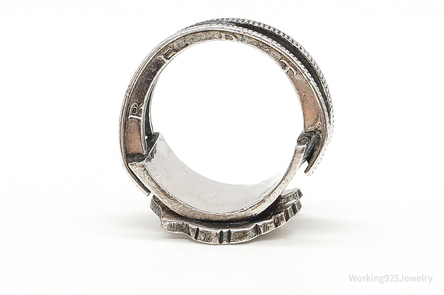 Vintage US Eagle Coin Ring - Size 9