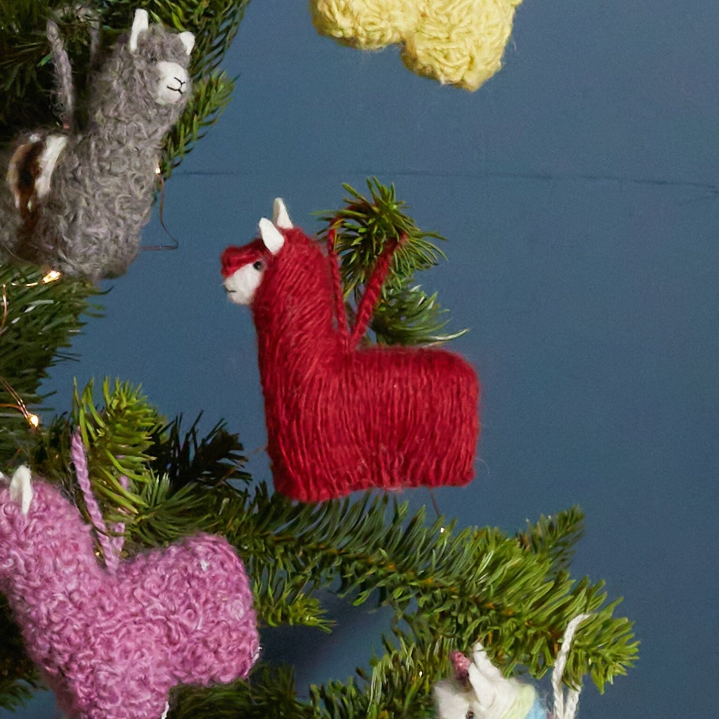 The Alpaca Crew Ornament, Set of 4