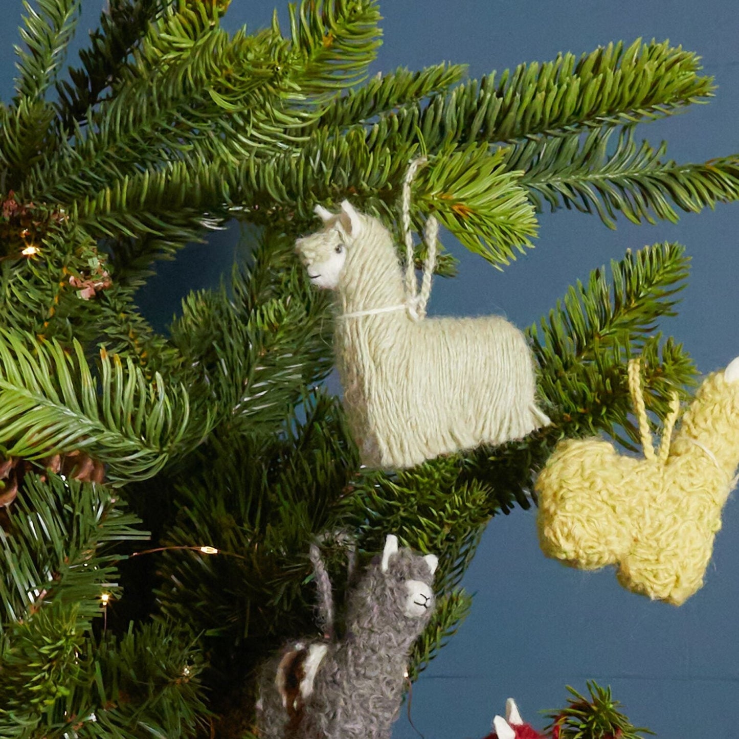 The Alpaca Crew Ornament, Set of 4