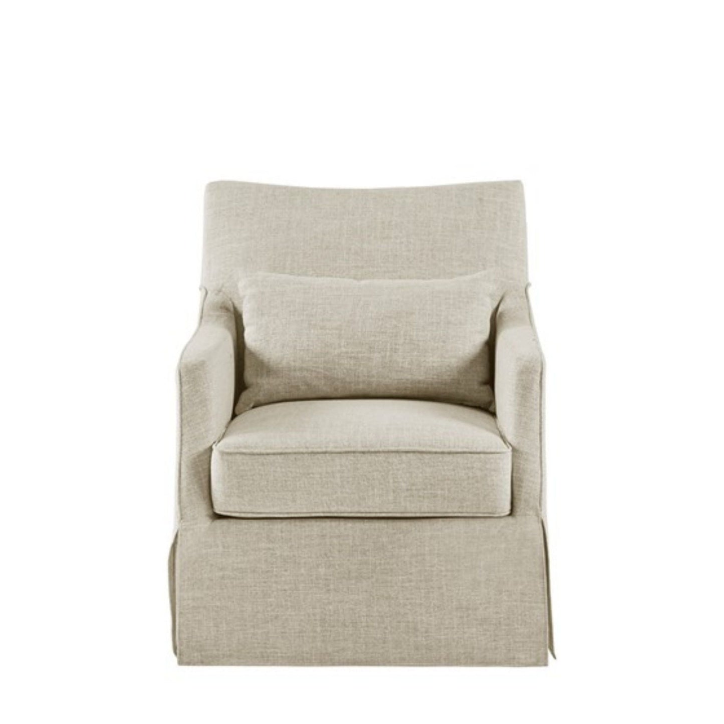 The London Skirted Swivel Chair