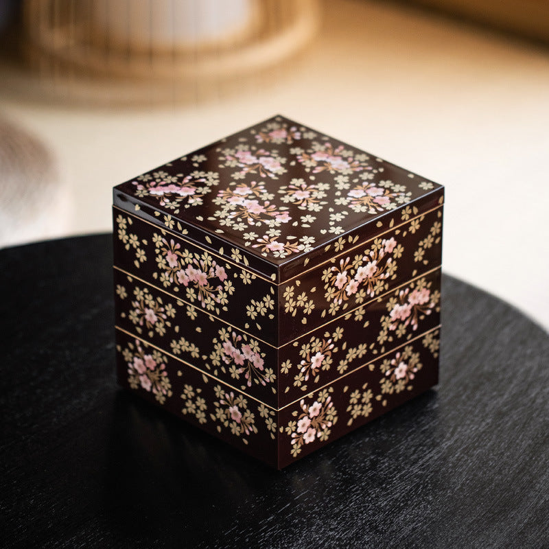 Japanese-Style Resin Multi-Layer Jewelry Box, Wedding Gift