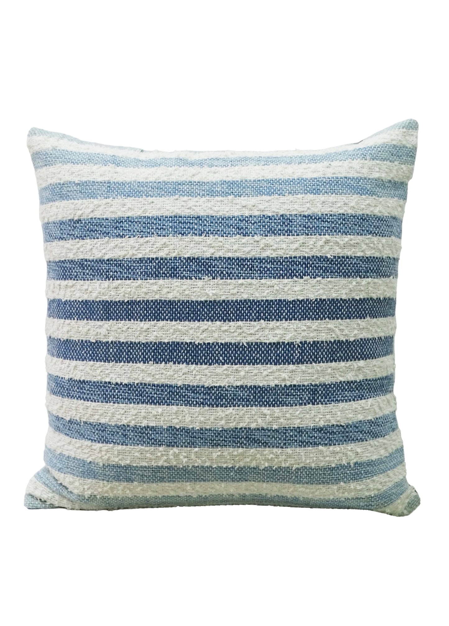The Vibhsa Ombre Textured Stripe Cotton Throw Pillow