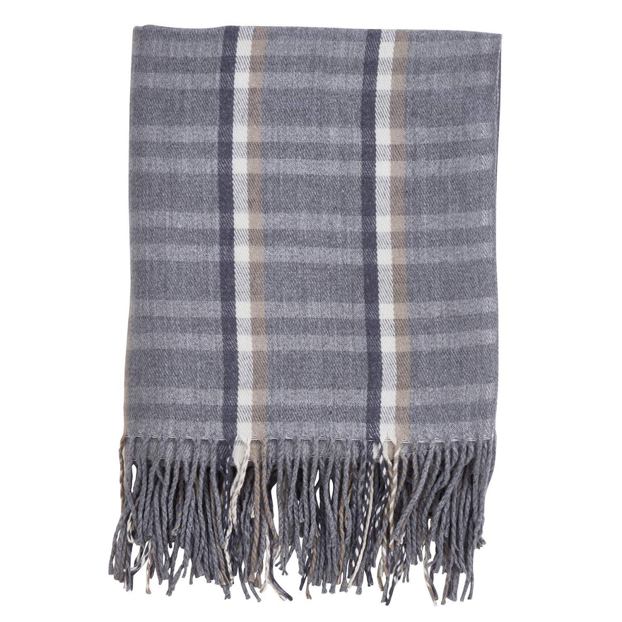 The Braemar Plaid Fringed Throw