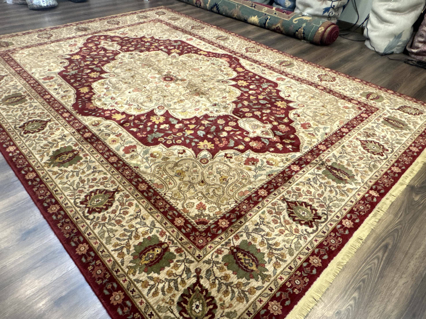Karastan Rug 8.8 x 12, Antique Legends Royal Tabriz, Wool Pile, Vintage, Rare Design