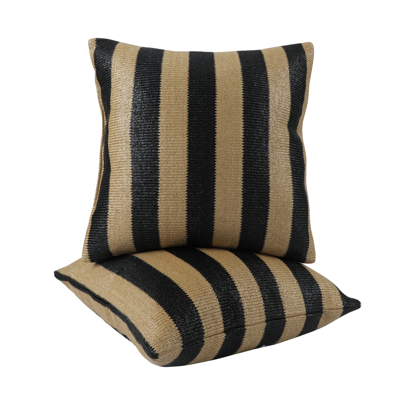 The Portofino Striped Outdoor Pillows — Set of 2