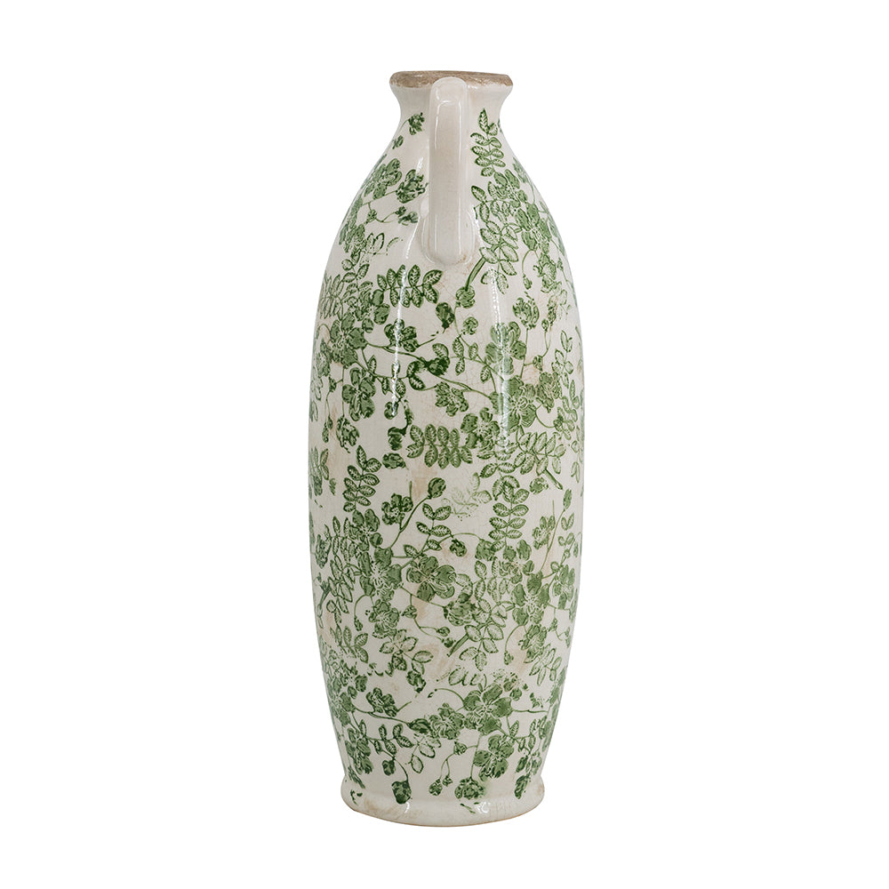 The Wren Botanical Handled Floor Vase
