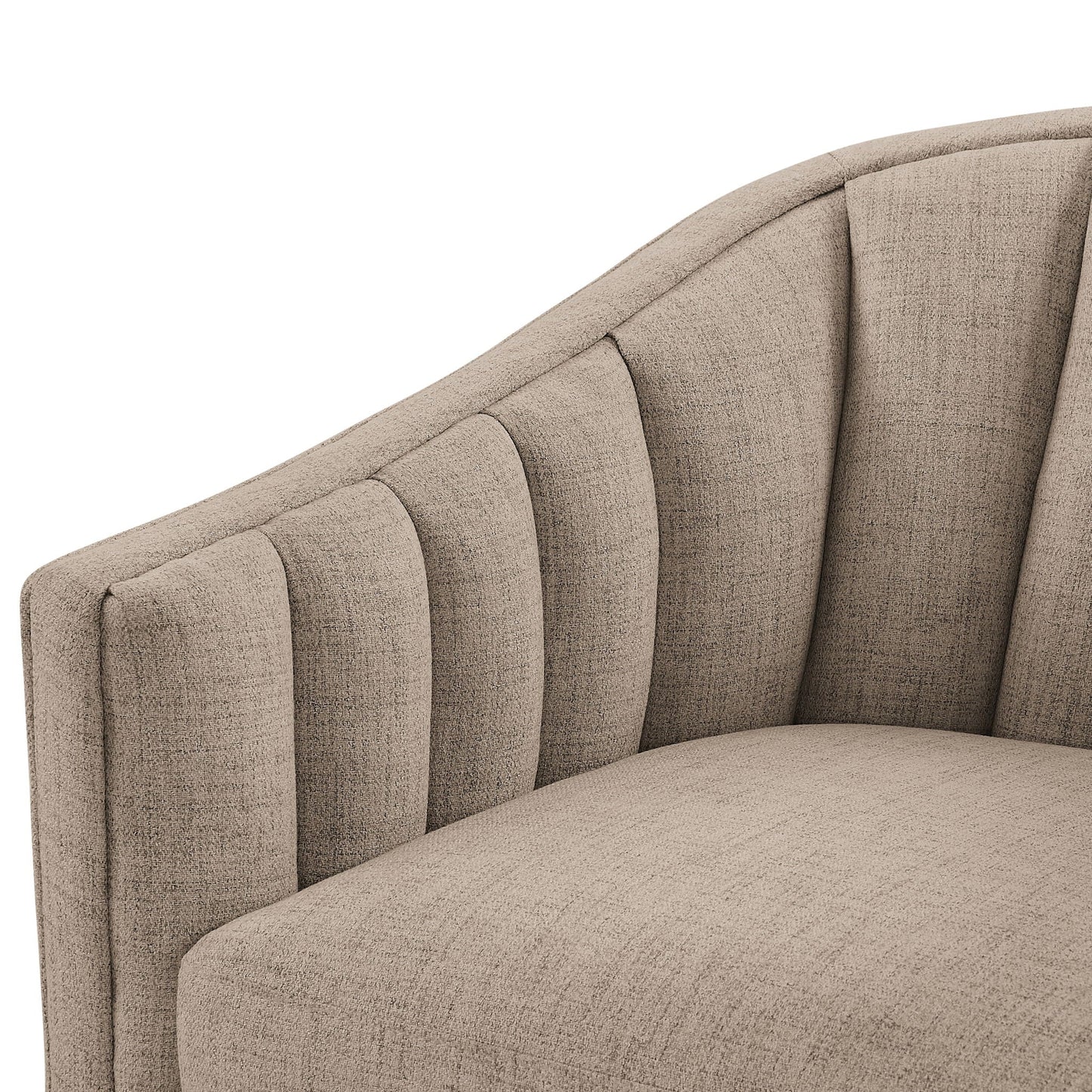 The Ashbourne Skirted Swivel Accent Chair