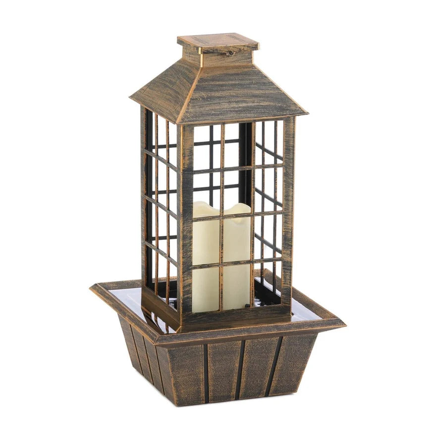 The Stillwater Lantern Tabletop Fountain